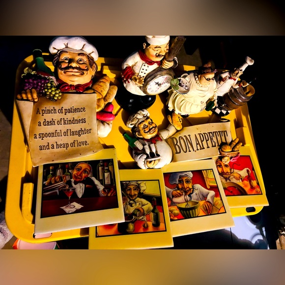 Fat Chef Vintage (original) Kitchenen Decor - Picture 1 of 6